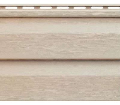 Виниловый сайдинг Аляска Люкс, Беж от производителя  Альта-профиль по цене 220 р