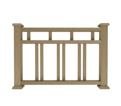 Ограждение из ДПК В1 натуральный от производителя  Dortmax по цене 11 680 р