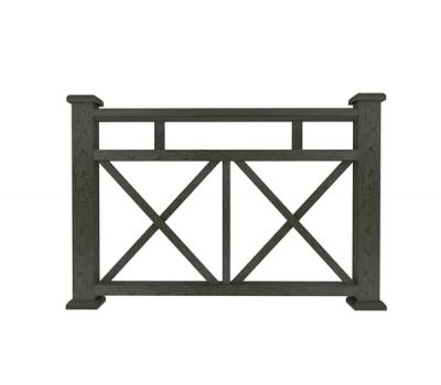 Ограждение из ДПК Ж1 черный от производителя Dortmax по цене 11 590 р Ограждение из ДПК Ж1 черный от производителя Dortmax по цене 11 590 р