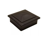 Крышка верхняя ПВХ для столба 100х100 Графит Крышка верхняя ПВХ для столба 100х100 Графит