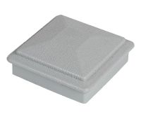 Крышка верхняя ПВХ для столба 100х100 Серый Крышка верхняя ПВХ для столба 100х100 Серый