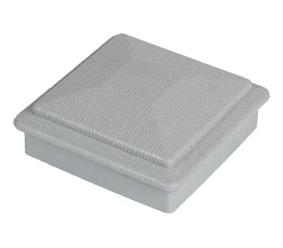 Крышка верхняя ПВХ для столба 100х100 Серый от производителя Deckart (Россия) по цене 337 р Крышка верхняя ПВХ для столба 100х100 Серый от производителя Deckart (Россия) по цене 337 р