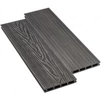 Террасная доска ДПК Praktik New - Графит Террасная доска ДПК Praktik New - Графит