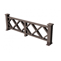 Декоративные ограждения ДПК " Миллениум", Выбеленный дуб, шлифованное Декоративные ограждения ДПК " Миллениум", Выбеленный дуб, шлифованное