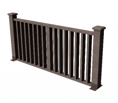 Декоративные ограждения ДПК " Риальто", Венге, шлифованное от производителя GrinderDeco по цене 8 066 р Декоративные ограждения ДПК " Риальто", Венге, шлифованное от производителя GrinderDeco по цене 8 066 р