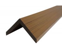 Уголок из ДПК 50x50x4000 для стеновой панели NauticPrime Ко-Экструзия Тик