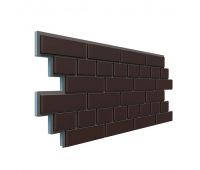 Фасадная термопанель Кирпич 20 мм - Коричневый Фасадная термопанель Кирпич 20 мм - Коричневый