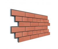 Фасадная термопанель Кирпич 20 мм - Красный Фасадная термопанель Кирпич 20 мм - Красный