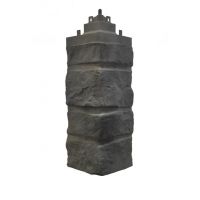 Внешний угол Creek Ledgestone (Бутовый камень) County Gray