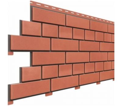 Цокольный сайдинг коллекция Кирпич - Красный от производителя Доломит по цене 575 р Цокольный сайдинг коллекция Кирпич - Красный от производителя Доломит по цене 575 р