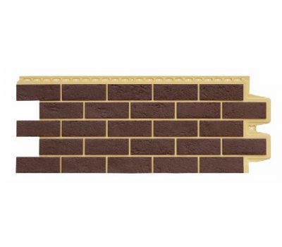 Фасадные панели Cостаренный кирпич Элит Каштан песочный ШОВ от производителя  Grand Line по цене 704 р