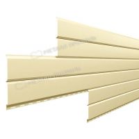 Металлический сайдинг Lбрус-15х240 (ПЭП-01-1014-0.45) Слоновая кость Металлический сайдинг Lбрус-15х240 (ПЭП-01-1014-0.45) Слоновая кость