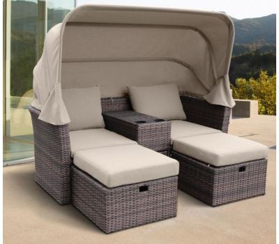 Комплект мебели плетеной из иск. ротанга AFM-330B Brown от производителя  Afina по цене 119 000 р