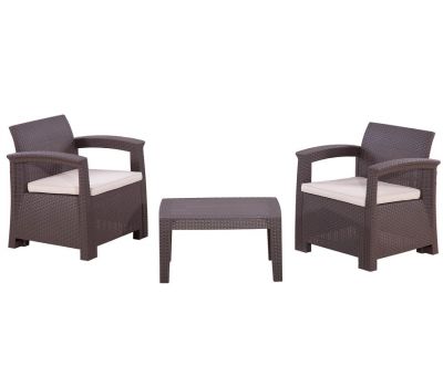 Кресла RATTAN Comfort 3 Венге. Подушки бежевые. от производителя Rattan по цене 25 000 р Кресла RATTAN Comfort 3 Венге. Подушки бежевые. от производителя Rattan по цене 25 000 р