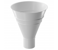 Воронка водосборная круглая ПЛОМБИР (RAL 9010)