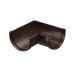 Угол желоба универсал 90˚ Premium ПВХ Шоколад от производителя  Docke по цене 386 р